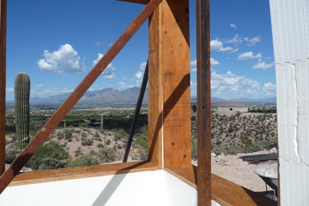 view from the house we're building